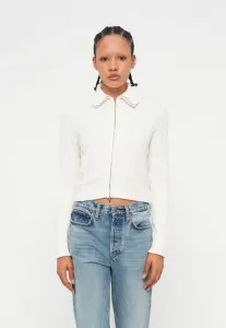 Кардиган с застежкой-молнией Abercrombie & Fitch, Off-White