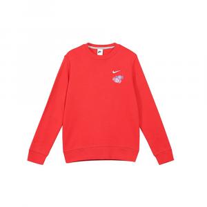 Nike Унисекс-худи красного цвета