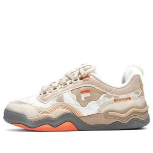 Кроссовки kick sneakers 'brown white orange' Fila Fusion, коричневый