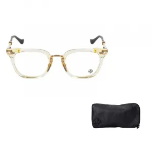 Оправы для очков из пластины и металла неправильной формы унисекс Gold Chrome Hearts, золотой