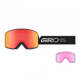 Антизапотевающие ветрозащитные унисекс лыжные очки METHOD GIRO, [26 New Arrival]оранжевый красный белый LOGO Main 35% Secondary 58%