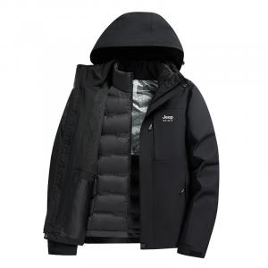 Пуховик мужской Jeep Spirit, темно-синий