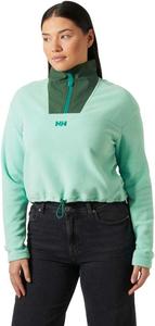 Helly-Hansen Daybreaker Cropped Fleece женская легкая теплая куртка - стильная одежда для активного отдыха с дышащим материалом Helly Hansen, 416 Lagoon