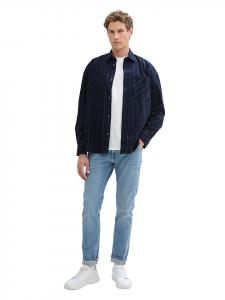 Рубашка Tom Tailor, темно-синий