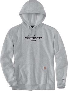 Худи Carhartt Lightweight Logo Graphic Hoodie, светло-серый