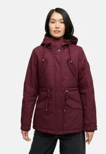 Зимнее пальто маноля Marikoo, Wine With Black Fur