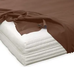 Простыня Dream Sleep Fine Flannel House 220x260 см цвета мокко Traumschlaf