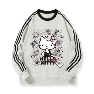 Худи HelloKitty Hello Kitty SS25 Unisex Sanrio, серый