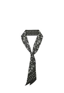 Шарф MICHAEL Michael Kors FLORAL SKINNY, Dark Grey