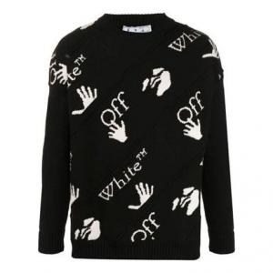 Свитер men's logo black Off-White, черный