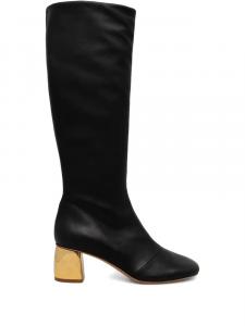 Ботинки Forte Forte 55 мм из кожи, черный