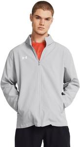 Мужская разминочная куртка на молнии Under Armour Squad 3.0, Mod Gray-Black