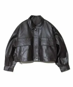 Модная короткая куртка-рубашка из искусственной кожи с двусторонним окрашиванием (женская) Gsc Womens Select, цвет Brown