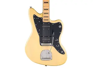 Fender Squier FSR Classic Vibe '70s Jazzmaster с грифом из клена, черной накладкой, черной головкой грифа, винтажный блонд