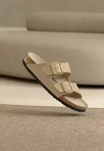 Arizona bf triples s narrow sandals Birkenstock, Sandcastle/Oyster