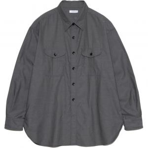 Рубашка SS25 Unisex Gray Nanamica, серый