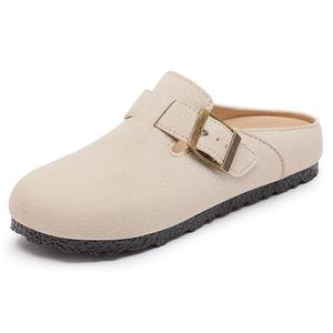 Устойчивые к истиранию нескользящие сандалии с закругленным носком, женские, песочного цвета JINDUN, Sand