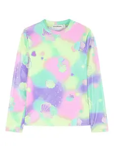 Футболка с принтом ракушки Billieblush, розовый