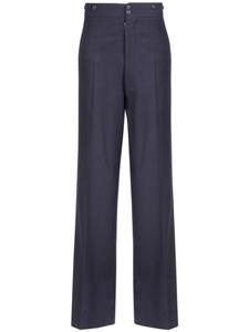 Maison Margiela шерстяные брюки Barathea, синий