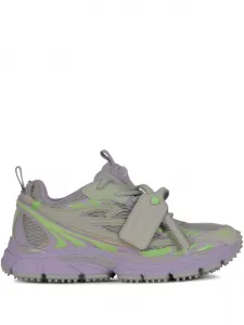 Кроссовки на шнуровке Off-White, серый