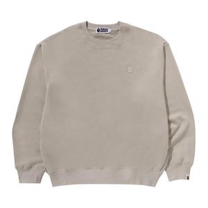 Толстовка BAPE One Point Relaxed Fit Crewneck Sweatshirt, Beige