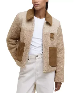 Флисовая куртка Малена Barbour, бежевый