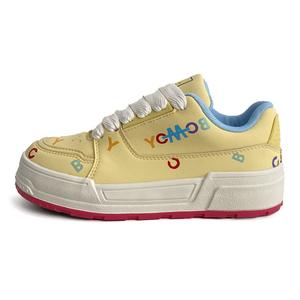 Устойчивые к истиранию, легкие, нескользящие, низкие кроссовки для женщин N6N8, Yellow