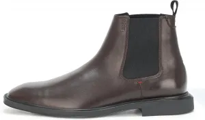 Мужские ботинки челси HUGO из щетинной кожи