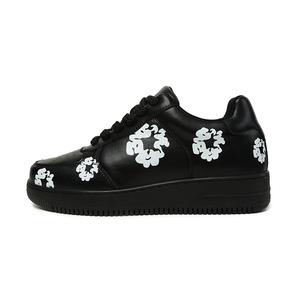 HAPPY DINO Маленькие черные туфли HD, индивидуальный принт, нишевый дизайн мужские повседневные туфли