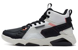 Кеды мужские, обувь для скейтбординга высокая белый/черный 361°