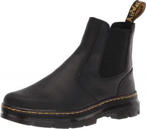 Унисекс-ботинки Dr. Martens Embury из кожи в стиле челси, черный