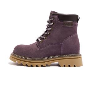 Ботинки Combat Boots 4cm женские CAMEL, фиолетовый