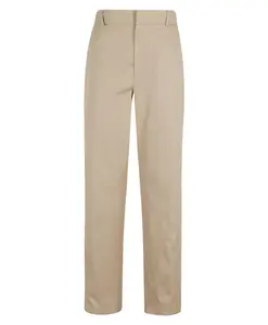 Хлопковые брюки прямого кроя Filippa K, бежевый