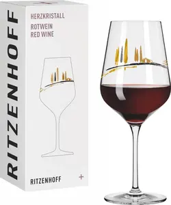 Бокал для красного вина Ritzenhoff Heart Crystal 011, Carolin Oliveira F25, хрустальный бокал, 570 мл, 3001011 Ritzenhoff Cristal GmbH