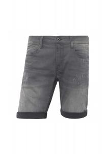 Мужские джинсовые шорты - 3301 Slim Short, шорты джинсовые, суперстрейч G-STAR RAW, серый