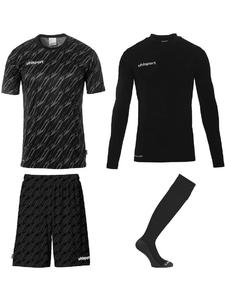 Uhlsport Спортивный костюм "Progressive Goalkeeper Set" черного цвета