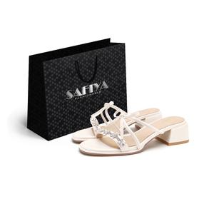 Тапочки-слайды женские, устойчивые к истиранию SAFIYA, Beige