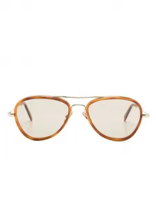 Солнцезащитные очки-пилоты TOTEME, коричневый