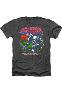 Футболка Atari Last Rebel для взрослых Heather Gildan, черный