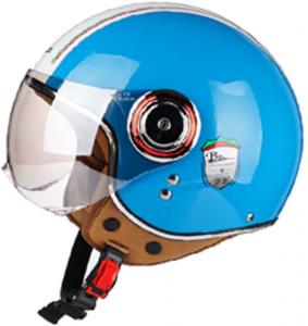 Шлем классический винтажный Esrada Vespa, синий