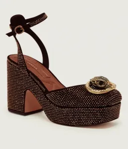 Туфли-Лодочки CHELSEA на широком каблуке Kurt Geiger, золотой