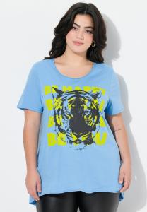 Футболка с принтом Angel of Style, светло-голубой