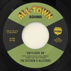 Сингл 7" Kitchen II Allstars: Bongo Grove / Onyeabor 80