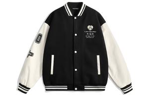 Бейсбольная куртка унисекс FIDO DIDO, Черный