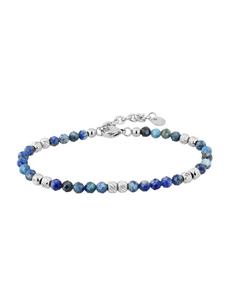 Adeliás Женский браслет из нержавеющей стали, 17 см, серебристый