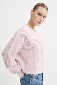 Шерстяной свитер SAKIRA Munthe, розовый