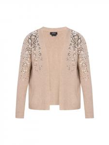 Usha BLACK LABEL Женский кардиган бежевого цвета