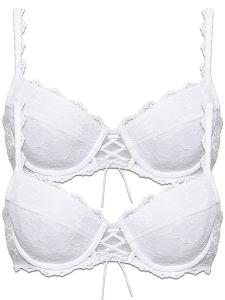 Бюстгальтер пуш ап SUSA 2er Pack Push Up Dirndl BH Wiesn Zauber, белый