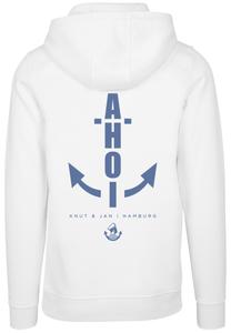 Пуловер F4NT4STIC Hoodie AHOI Knut & Jan Hamburg, белый