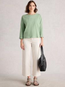 Топ из хлопка Demi White Stuff